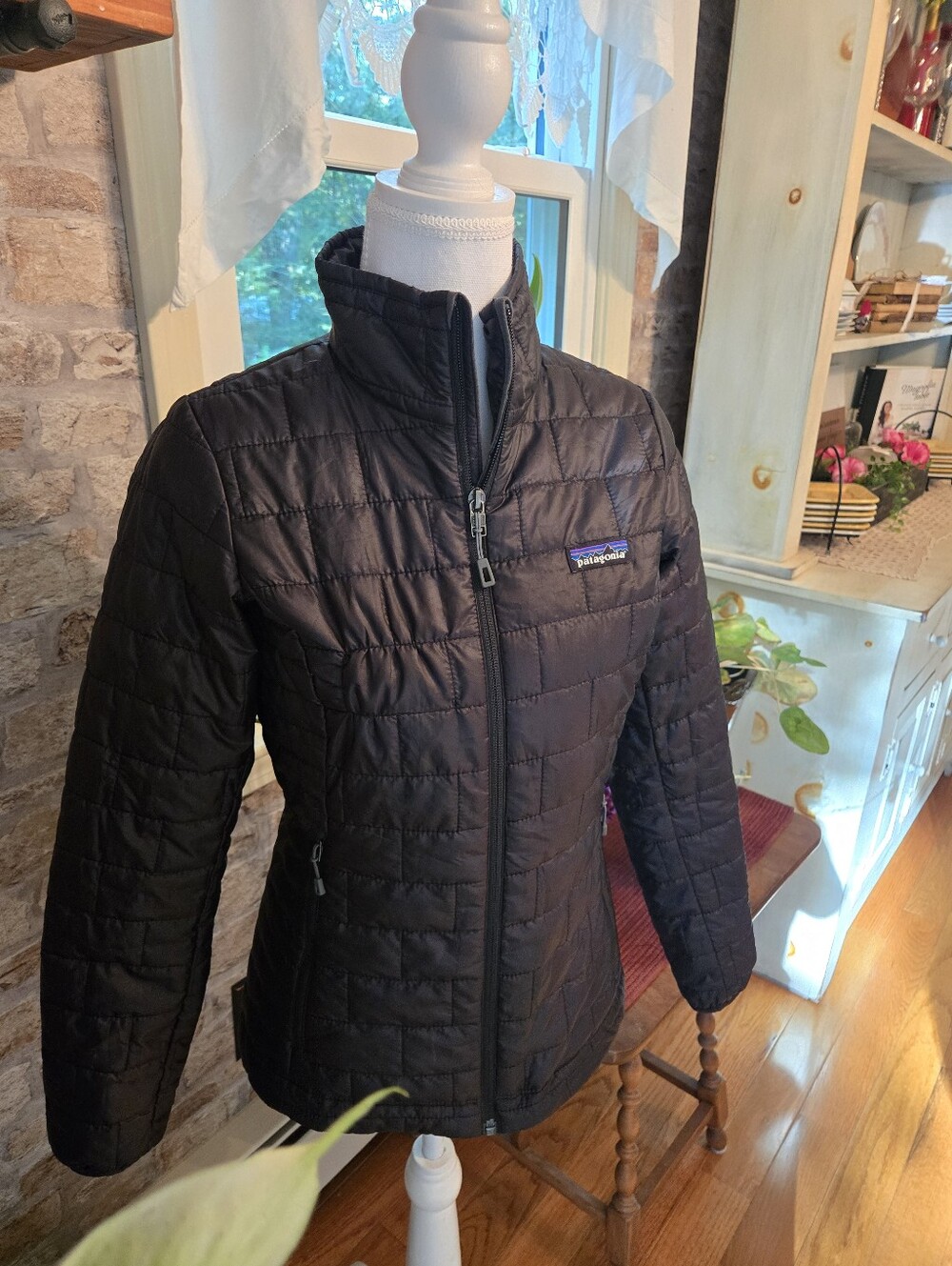 Patagonia Black Jacket with PrimaLoft Women's
